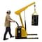 Vestil Steel Electric Powered Low Profile Floor Crane 1600 Lb. Capacity Yellow EPFC-16-LP - alternate 7